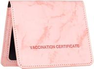 men's leather vaccination certificate holder - optimal protection for vaccinations logo