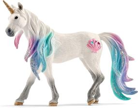 img 4 attached to 🌊 Captivating Schleich 70570 Sea Unicorn Mare - A Majestic Aquatic Beauty!