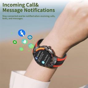 img 1 attached to 📱 Smart Watches for Men and Women - Fitness Watch with Heart Rate Monitor and Sleep Tracker - 1.28" DIY Watch Face - Activity Fitness Trackers - IP68 Waterproof Pedometer - Running Smartwatch for Android and iOS Phones