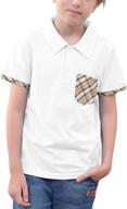 navins sleeve school uniform contrast boys' tops, tees & shirts: stylish and high-quality uniform clothing logo