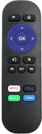📱 ir replaced roku remote control for roku 1 2 3 4 hd lt xs xd: shortcut buttons, not for roku stick or roku tv logo