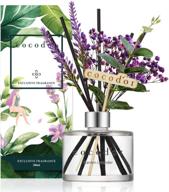 🌸 cocodor lavender reed diffuser - 6.7oz (200ml), garden lavender scent - home & office decor, fragrance & gifts логотип