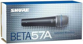 img 1 attached to 🎤 Shure BETA 57A Суперкардиоидный динамический микрофон с неодимовым элементом высокого выхода для вокальных и инструментальных приложений