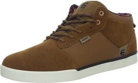 img 4 attached to 🛹 Etnies Jefferson Skate Shoes for Men - Olive Black Athletic Footwear