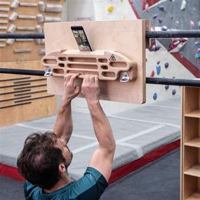 img 1 attached to 🧗 Conquer Your Climbing Goals with Danger Buddies USA-Made Wood Hangboards!