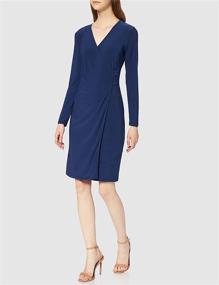 img 3 attached to TRUTH &amp; FABLE Women's V-Neck Wrap Dress - Amazon Brand