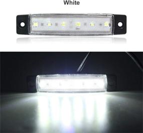 img 3 attached to 🚤 WIMACT Marine Boat Lights: 12V Waterproof Interior Navigation Strip Light for Fishing Pontoon Yacht Sailboat Kayak (10Pack)
