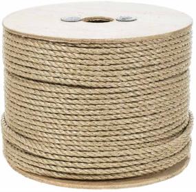 img 2 attached to 🔗 1/4 Inch x 100 Feet ProManila Polypropylene Rope with 3-Strand Twist