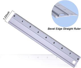 img 2 attached to 📏 WORKLION Craft Knife Cutting Mat Set: Craft Knife and 10PCS Blades Precision Ruler and Stainless Steel Scissors 9" x 12" Self Healing Mat for Sewing, Quilting, and Art Hobby Craft Projects