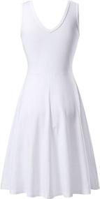 img 3 attached to FENSACE Womens Sleeveless Scoop Summer Women's Clothing