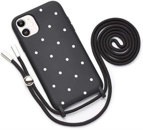 img 4 attached to Necklace Compatible Silicone Crossbody Lanyard Cell Phones & Accessories for Cases, Holsters & Clips