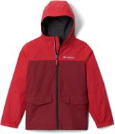 columbia rain zilla jacket bright collegiate boys' clothing : jackets & coats logo