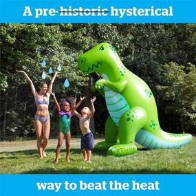 img 3 attached to 🦖 BigMouth Inc. Giant Inflatable Green Dinosaur Yard Summer Sprinkler, Stands Over 6 Feet Tall, Ideal for Summer Fun