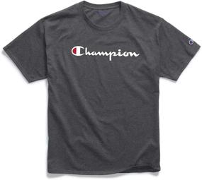 img 1 attached to 👕 Champion Classic Jersey Script T Shirt: Top Choice for Men's T-Shirts & Tanks