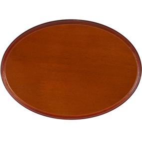 img 4 attached to 🪶 Luna Bean Oval Wood Base for Hand Casting Kit - 5x7" Solid Wood Keepsake Display with Semi-Gloss Finish
