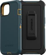 otterbox defender series screenless edition case for iphone 13 (only) - hunter green логотип