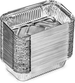 img 1 attached to DecoRack Aluminum Container Reheating Roasting Kitchen & Dining for Bakeware