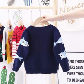 img 3 attached to 👕 Digirlsor Toddler Cardigan Sweatshirt Outerwear Boys' Clothes