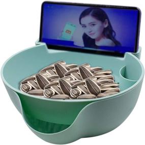 img 4 attached to 📱 Cellphone Storage Bracket with Pistachio and Sunflower Themes