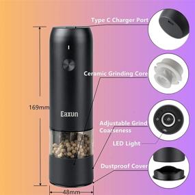 img 3 attached to Rechargeable Automatic Adjustable Coarseness Peppercorn