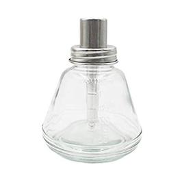 img 4 attached to 💅 Premium 6 Oz Clear Glass Dispenser Bottle with Stainless Steel Cap for Nail Polish Remover & Makeup Removal