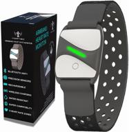 💓 vortec bluetooth heart rate monitor armband: track heart rate with 200+ app compatibility logo