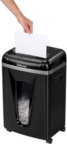 img 2 attached to 🔪 Fellowes 450M: SilentShred 9-Sheet Micro-Cut Paper and Credit Card Shredder - Black (4074001)