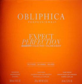 img 3 attached to 💆 Ultimate Volume & Body Boost: Obliphica Professional Expect Perfection Seaberry Collection Set