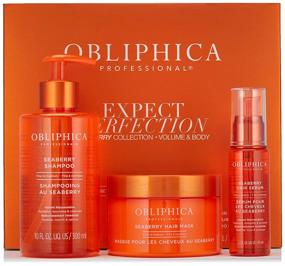 img 4 attached to 💆 Ultimate Volume & Body Boost: Obliphica Professional Expect Perfection Seaberry Collection Set