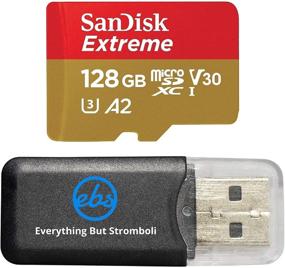 img 3 attached to 🔍 Optimized for Search: SanDisk Extreme 128GB V30 A2 MicroSDXC Memory Card for DJI Mavic Air 2 Drone 4K 8K Bundle with (1) Everything But Stromboli MicroSD Reader