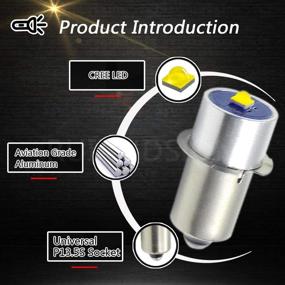 img 2 attached to 🔦 Ruiandsion Upgrade LED Flashlight Bulb Industrial Electrical - Enhanced Illumination for Unmatched Performance