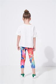 img 1 attached to 👖 Stylish and Comfortable: Bear Mall 3 Pack Capris Leggings for Girls' Clothing