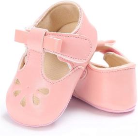 img 3 attached to 👶 RVROVIC Baby Girls Mary Jane Flats Princess Christening Baptism Infant Crib Shoes Toddler Prewalkers" - optimized title: "RVROVIC Baby Girls Mary Jane Flats | Princess Christening Baptism Crib Shoes | Infant Toddler Prewalkers