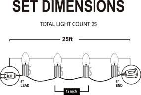 img 1 attached to Christmas Incandescent Railing Mantles Decorations