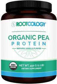 img 4 attached to Rootcology Organic Vanilla Pea Protein Powder: 20g Plant-Based Protein for Daily Energy - Vegan Supplement by Izabella Wentz