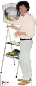 img 4 attached to 🎨 Immerse Yourself in Bob Ross' World with Advanced Graphics Life Size Cardboard Cutout Standup - PBS The Joy of Painting