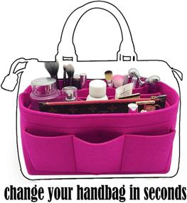 img 1 attached to 👜 LEXSION Neverfull Women's Handbag Organizer for Improved Handbag Accessories
