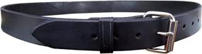 img 2 attached to Heavy Duty Full Grain Leather Men's Accessories in Belts