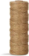 🧵 durable natural jute twine: heavy duty brown string for arts, crafts, gardening – 328ft/100m industrial packing materials logo