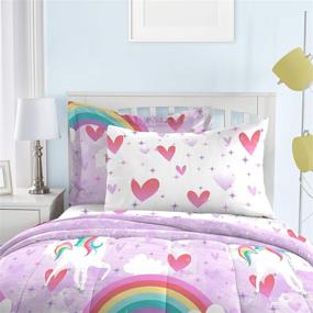 img 3 attached to Dream FACTORY Unicorn Microfiber Comforter