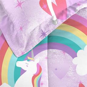 img 1 attached to Dream FACTORY Unicorn Microfiber Comforter