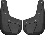husky liners 56731 custom front mud guards for 2007-14 🚙 cadillac escalade, chevrolet suburban, gmc tahoe - black, no z71 package included logo