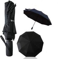 ветрозащитный компактный портативный зонт премиум-класса логотип