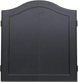 img 1 attached to 🎯 Premium Black Dart Board Cabinet - ACTION 40-0500: Sturdy and Stylish Game Room Addition