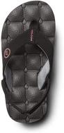 volcom kids' recliner youth flip flop sandal - big size logo