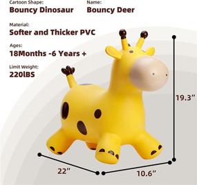 img 1 attached to Babe Fairy Hopper: The Ultimate Inflatable Bouncing Fun for Toddlers