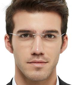 img 3 attached to 👓 Stylish OCCI CHIARI Reading Glasses with Durable Titanium Rim Frame - Lightweight and Trendy Readers for Men and Women (1.0-3.5 Strengths)