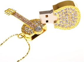 img 3 attached to Ciway Diamond Necklace Capacity Pendrive