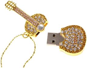 img 2 attached to Ciway Diamond Necklace Capacity Pendrive
