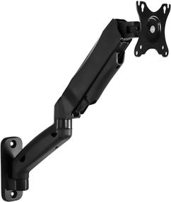 img 3 attached to Mount-It! Full Motion Gas Spring Monitor Wall Mount Arm - VESA 75 or 100 Patterns - Fits 13-32 Inch Screens - Camper RV Compatible